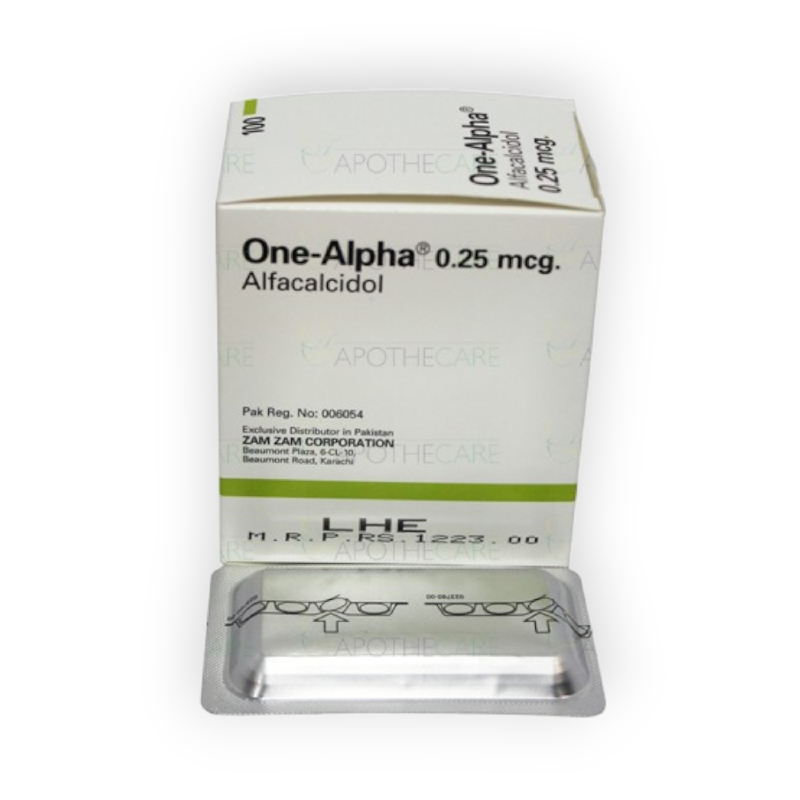 ONE-ALPHA 0.25 MCG 30 CAPSULES