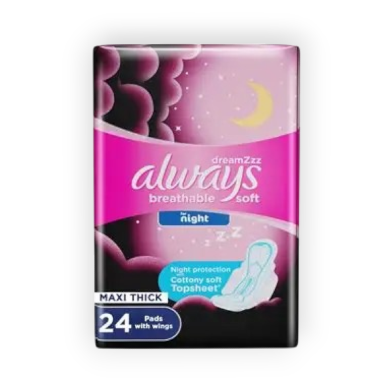 ALWAYS MAXI DREAMZ NIGHT EX LONG 24PAD 12-24 (46429)
