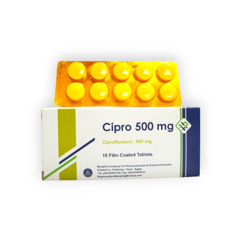 CIPRO 500 MG 10 TABLET