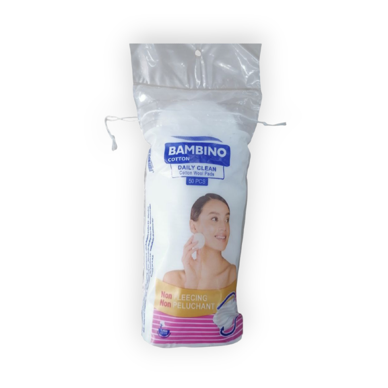 BAMBINO COTTON 50 PCS قطن مكياج مدور