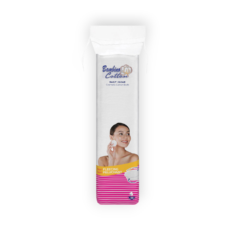 BAMBINO COTTON 100PCS قطن مكياج مدور