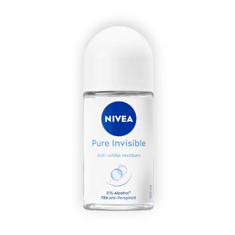 NIVEA DEOD ROLL ON (INVISIBLE) F M 50ML