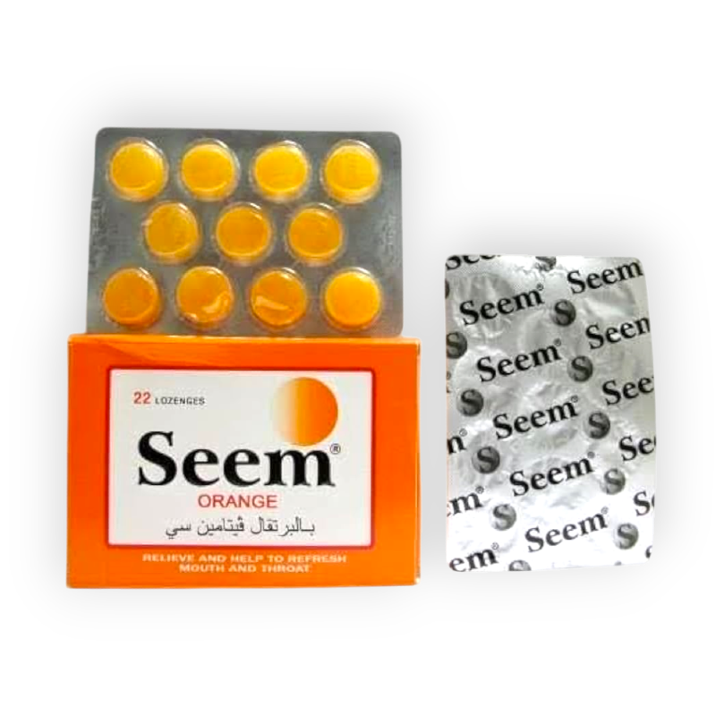 SEEM ORANGE 24 LOZENGES